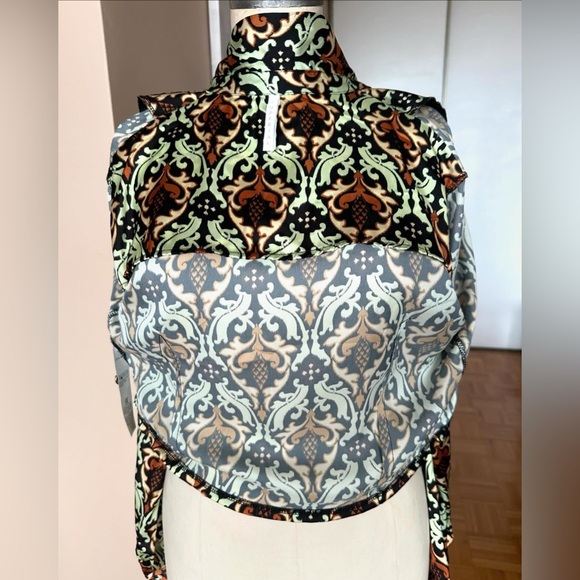 Imperial Italy Satin Crossover Blouse - Picture 10 of 12